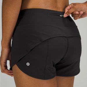 Lululemon speed-up shorts 4inch size 4. Brand New never worn, the tag is off.